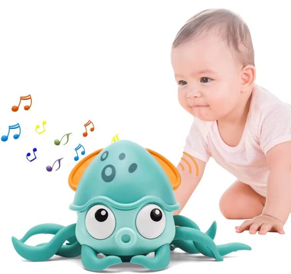The eye catching lighting, upbeat music and crawl-away funtion will keep your kids entertained for hours.